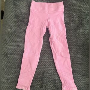 NUX Pink Workout leggings capri
